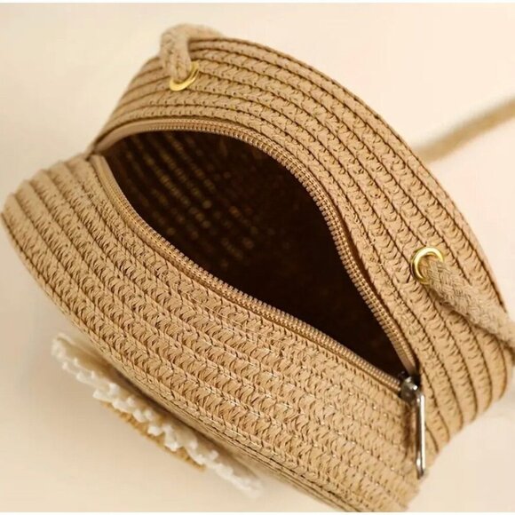 Woven Flower Crossbody - Picture 3 of 5